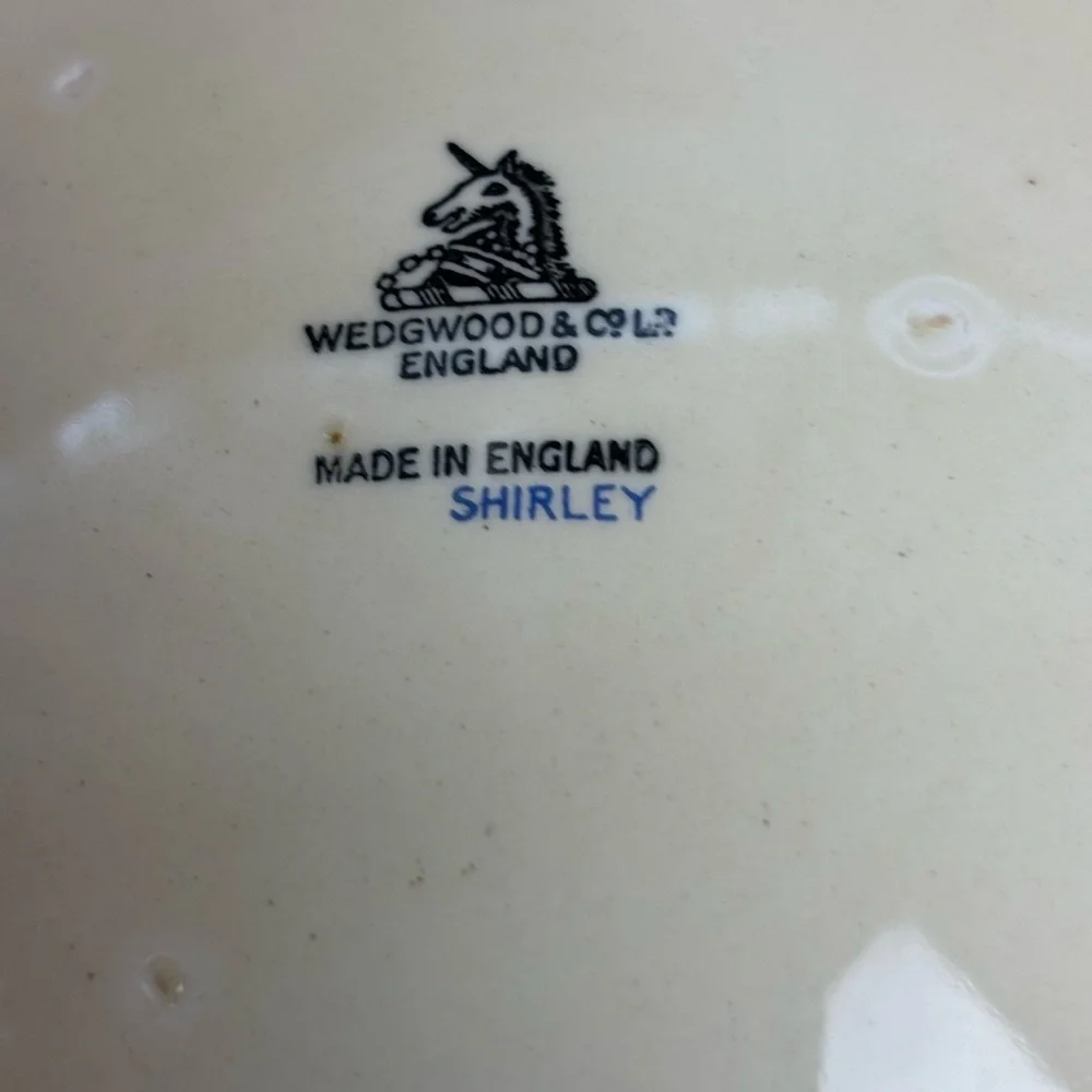 Vintage Wedgewood “Shirley” Covered Serving Dish